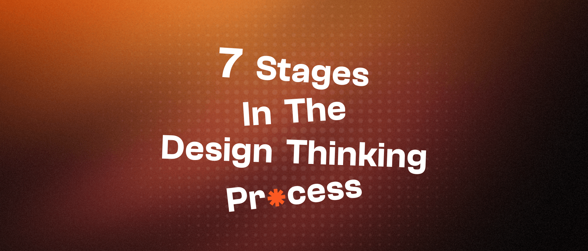 7 Stages in the Design Thinking Process Hero