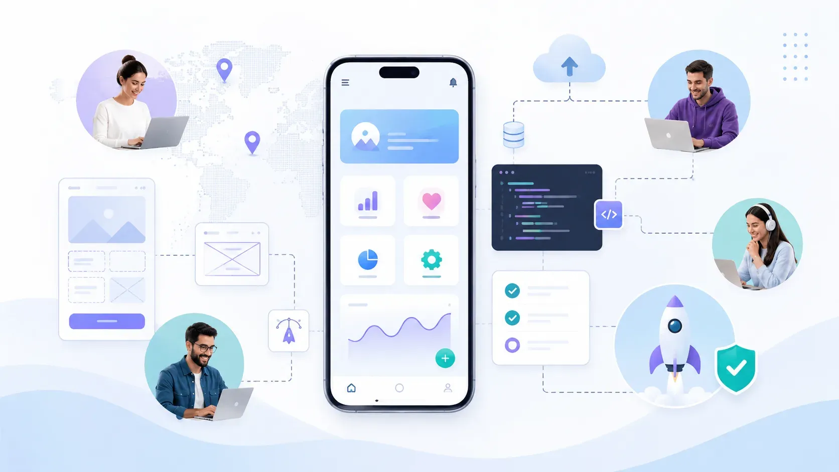 How to Outsource Mobile App Development (Complete Guide 2026) Hero
