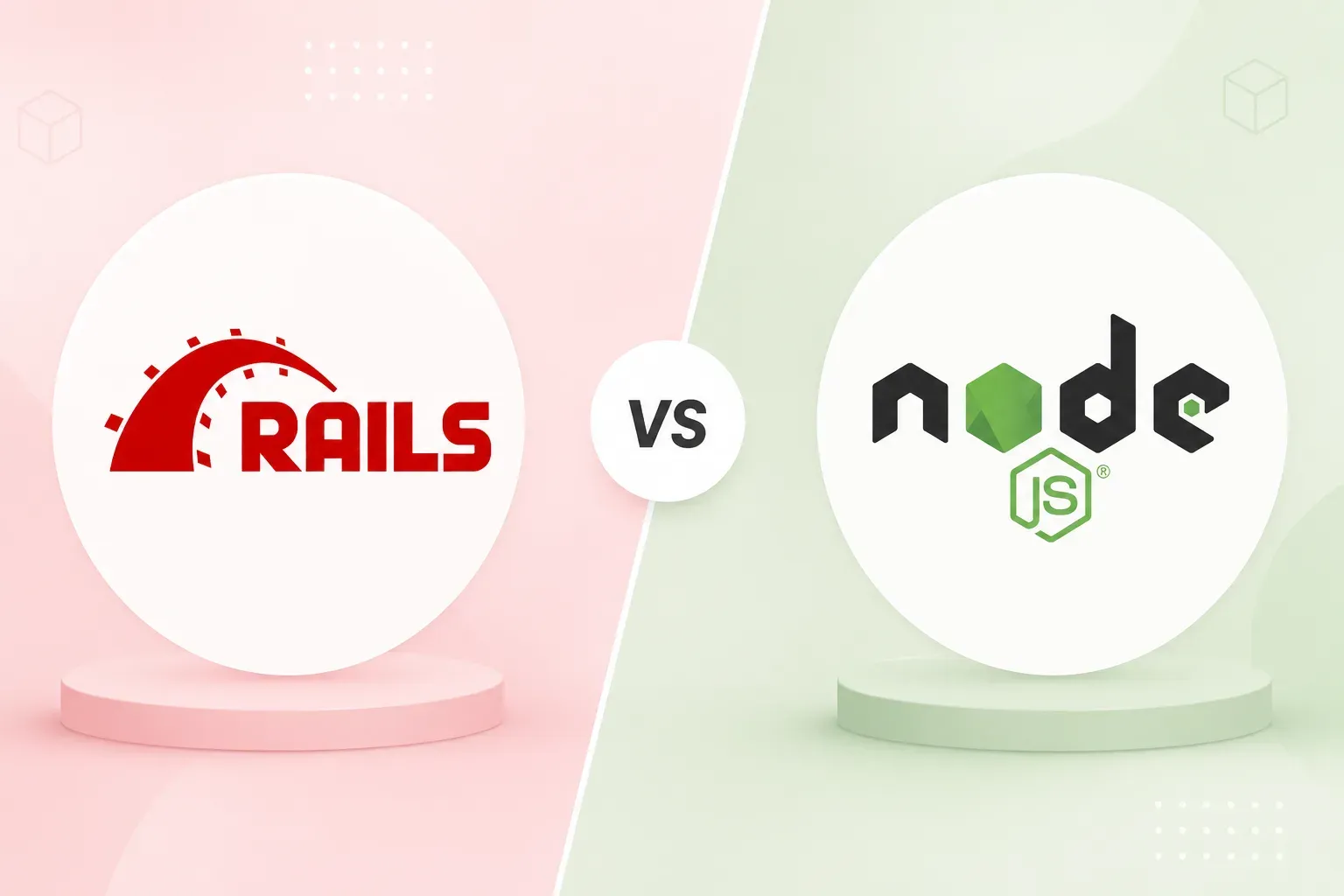Ruby on Rails vs Node.js: Which Is Better for Startups? Hero