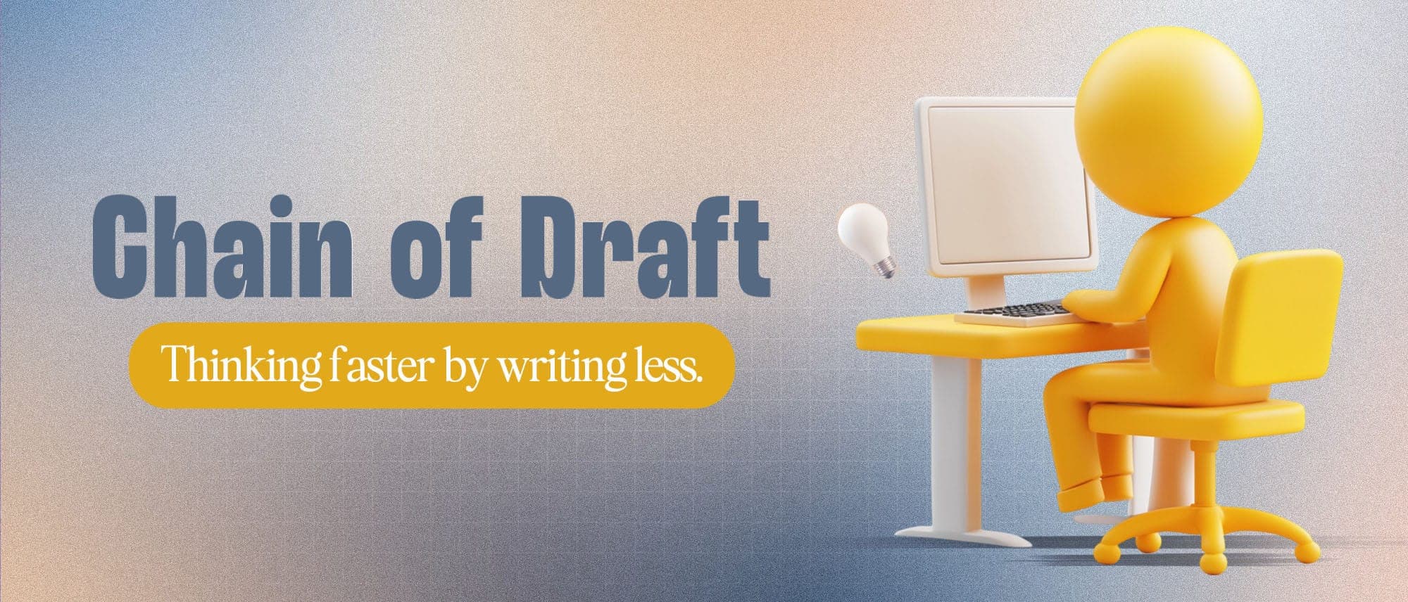 Chain of draft: Thinking faster by writing less Cover
