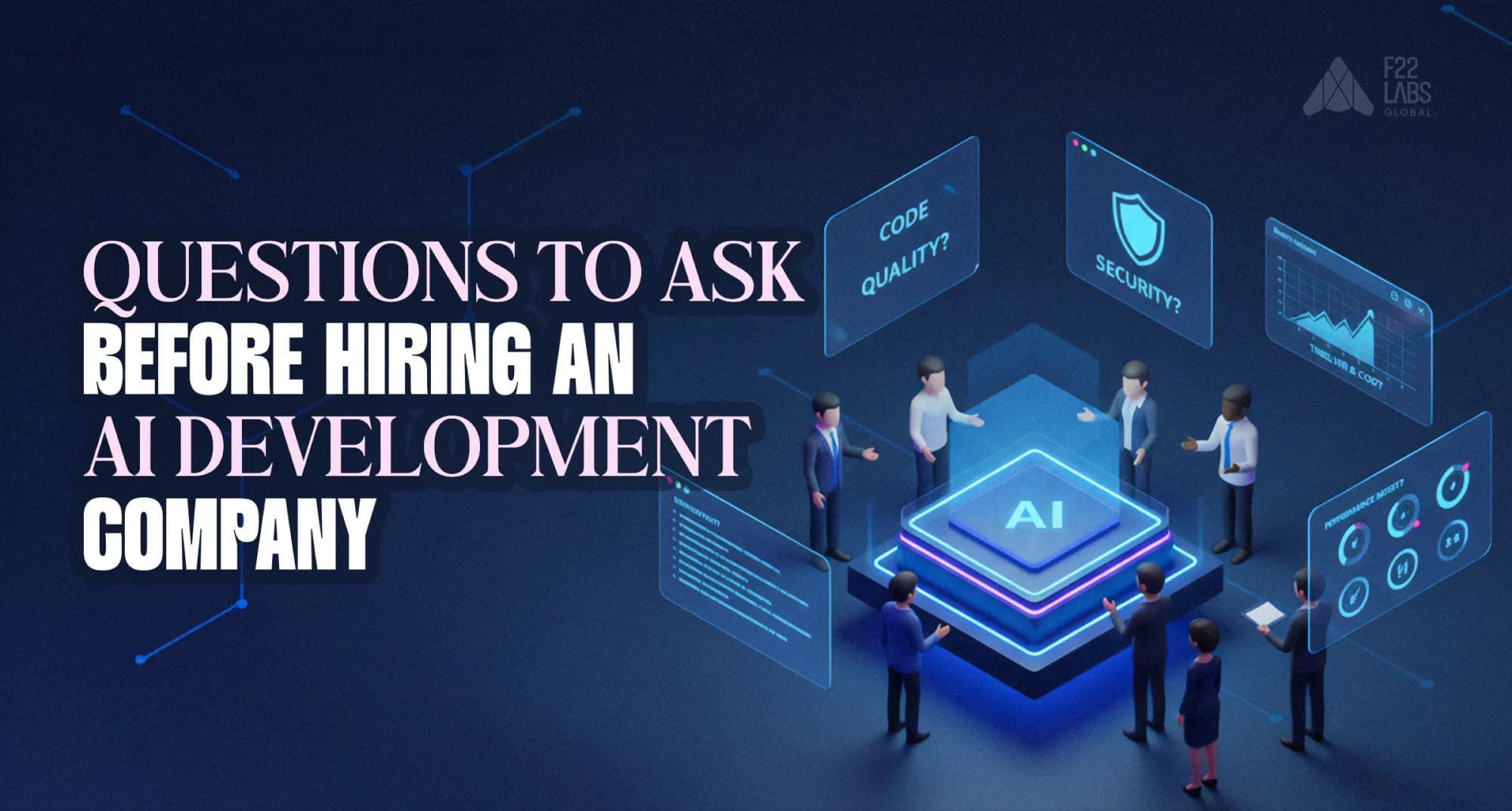 8 Questions to Ask Before Hiring an AI Development Company Cover