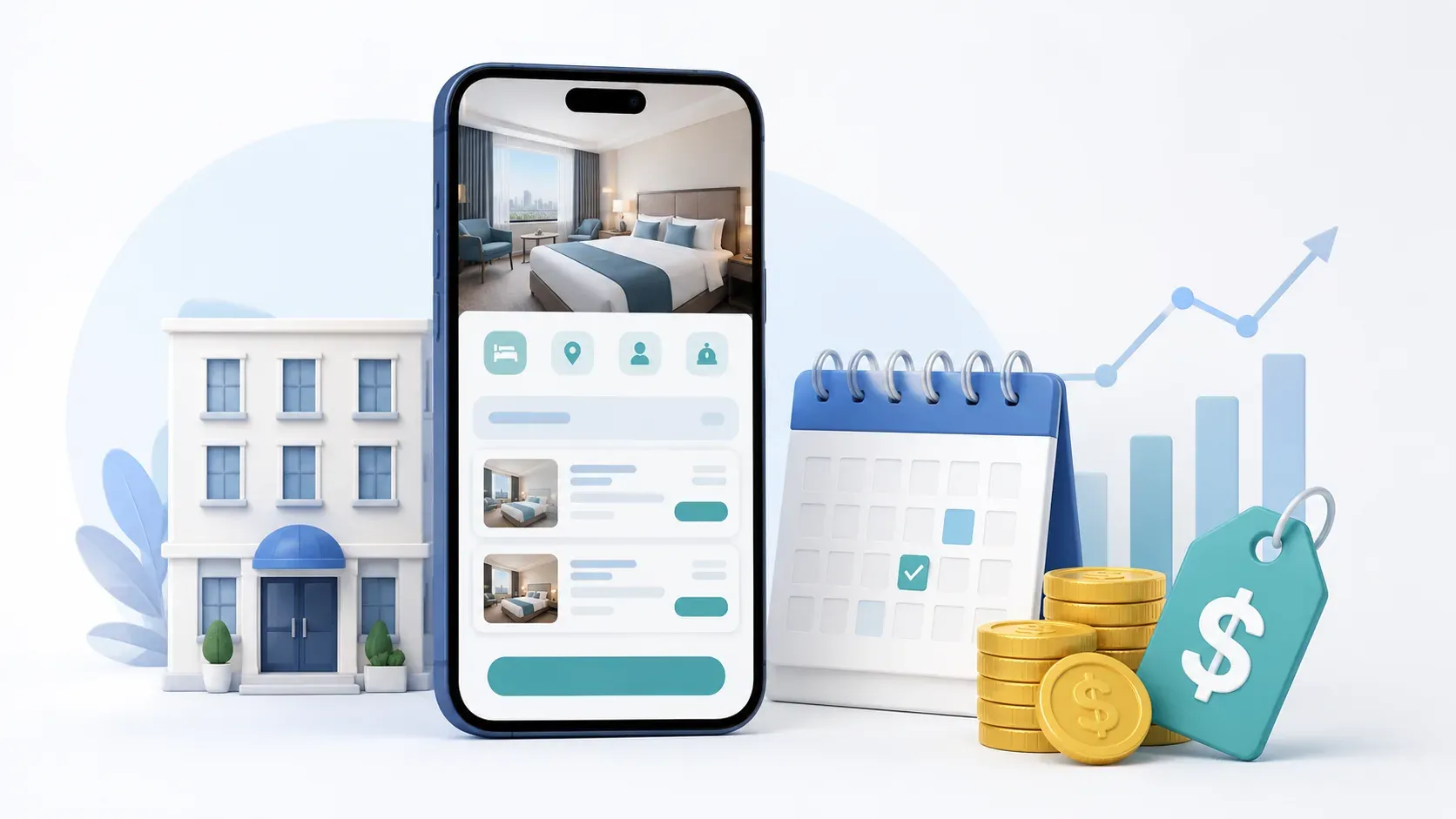Hotel Booking App Development Cost Guide Cover