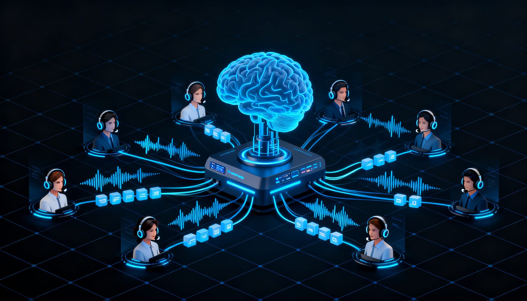 How Call Centres Use Voice AI to Automate Conversations Hero