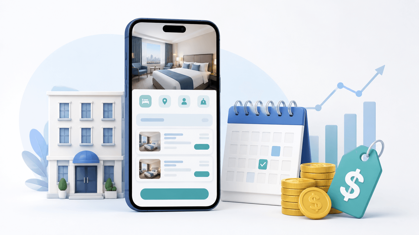 Hotel Booking App Development Cost Guide Cover