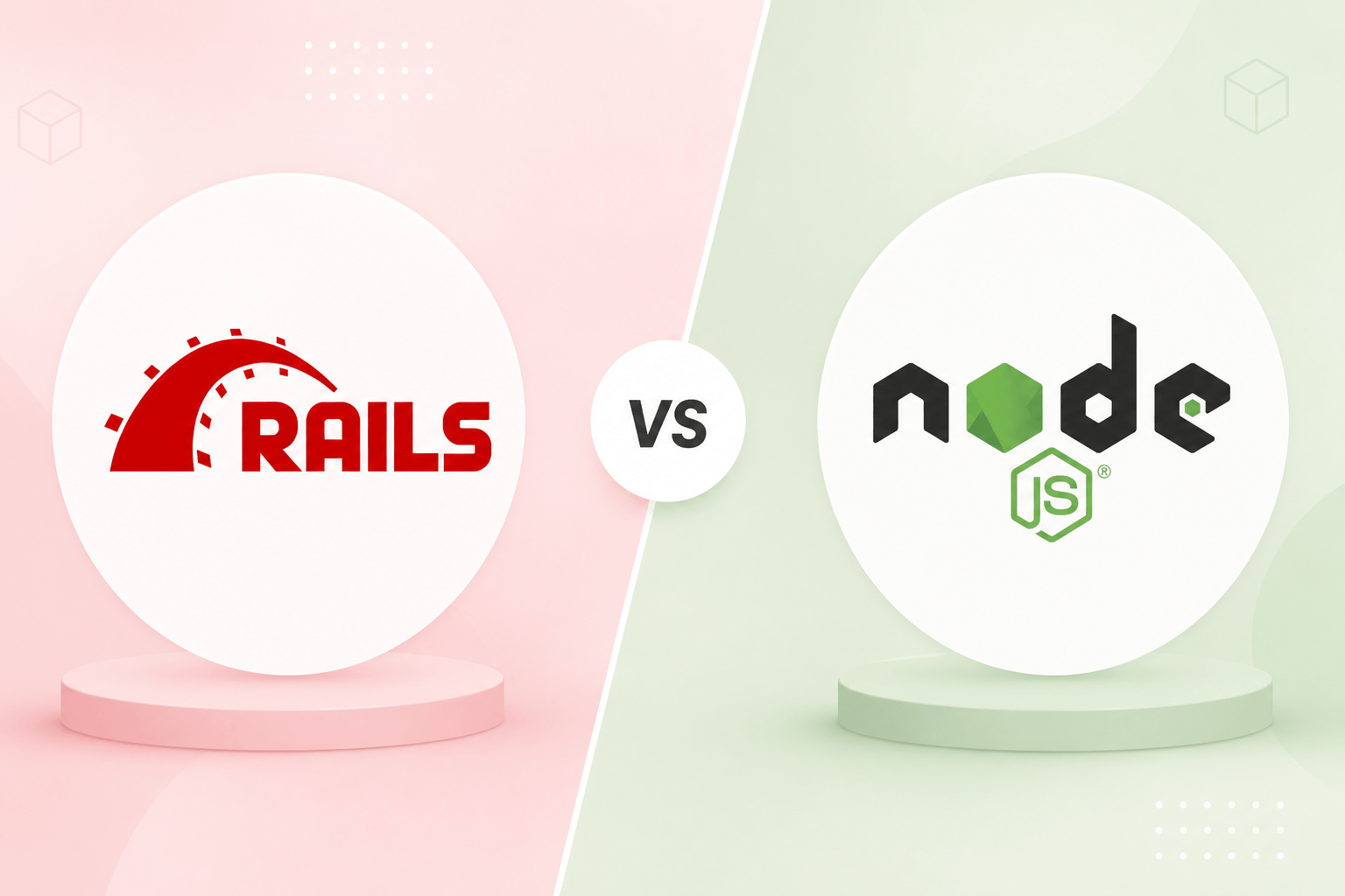 Ruby on Rails vs Node.js: Which Is Better for Startups? Hero