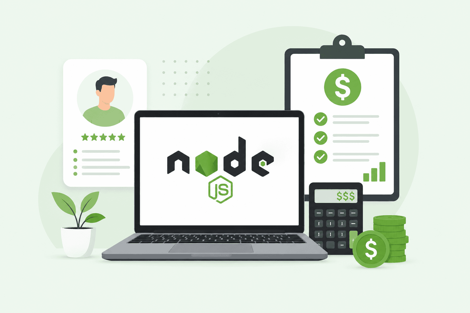 How Much Does It Cost To Hire a Node.js Developer? Cover